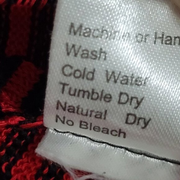 Ming Wang Jacket Cardigan Womens Medium Black Red Office Career - Picture 6 of 6